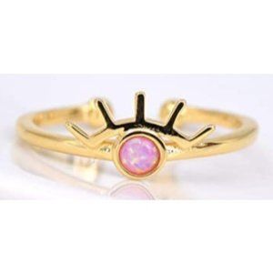 espere Sterling Silver Evil Eye Ring